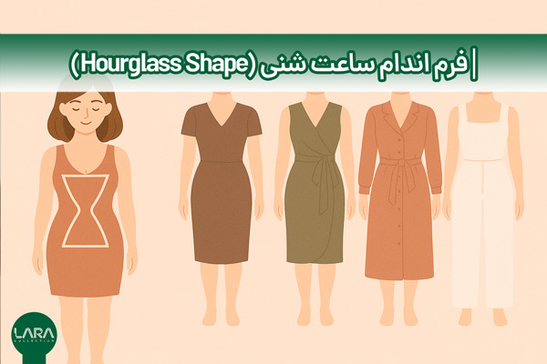 فرم اندام ساعت شنی-فروشگاه لباس زنانه لارا