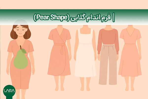 فرم اندام گلابی-فروشگاه لباس زنانه لارا