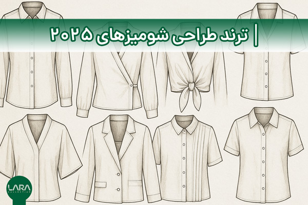 طراحی شومیزهای ترند 2025-فروشگاه لباس زنانه لارا