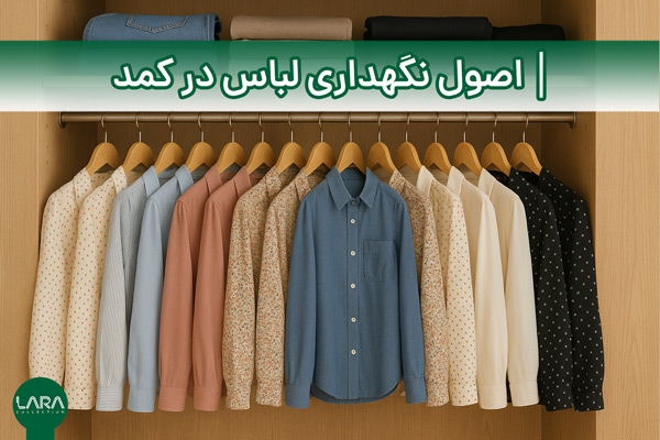 اصول نگهداری لباس در کمد