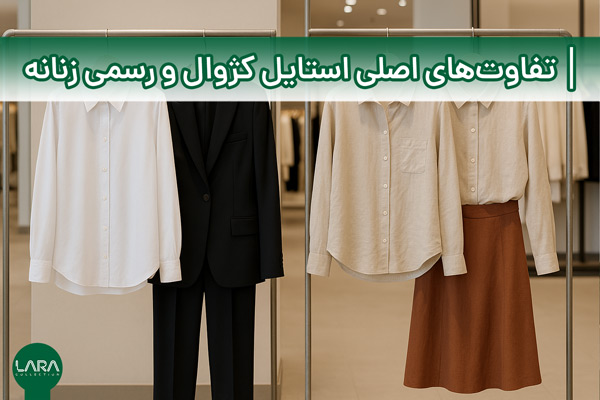 تفاوت‌های اصلی استایل کژوال و رسمی زنانه-فروشگاه لباس زنانه لارا