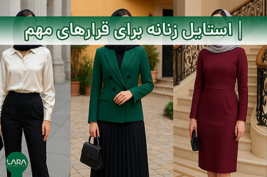 استایل زنانه برای قرارهای مهم